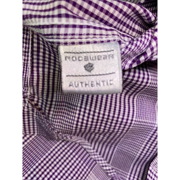 Rocawear Mens Button Up Shirt Size 4x Purple striped RN106374 Authentic - Picture 11 of 14